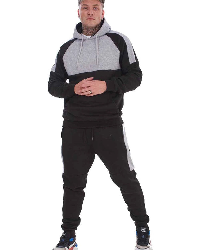Mens Hooded Panelled Tracksuits