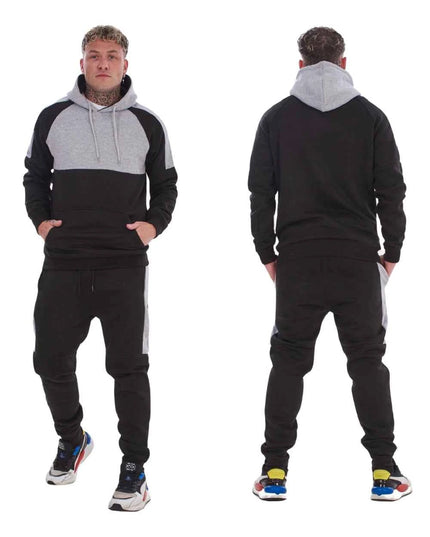 Mens Hooded Panelled Tracksuits