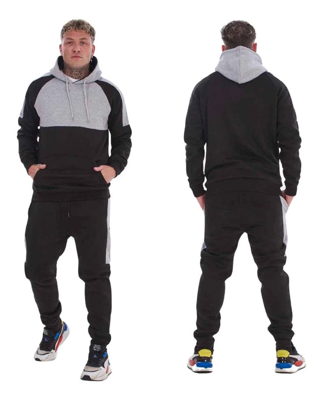 Mens Hooded Panelled Tracksuits
