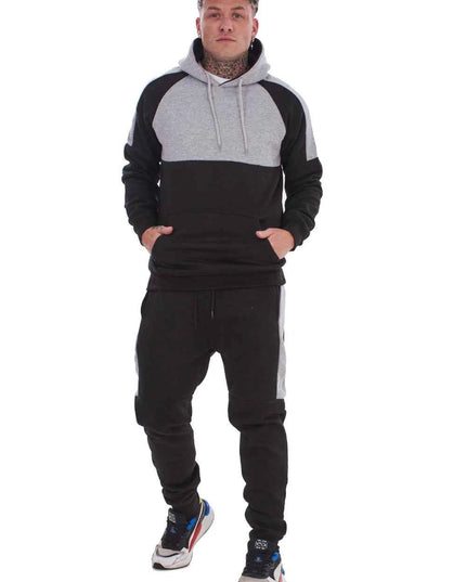Mens Hooded Panelled Tracksuits