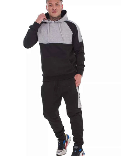 Mens Hooded Panelled Tracksuits