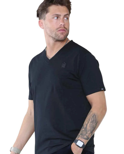 Pack of 4 Organic Cotton Men's V Neck T-Shirts