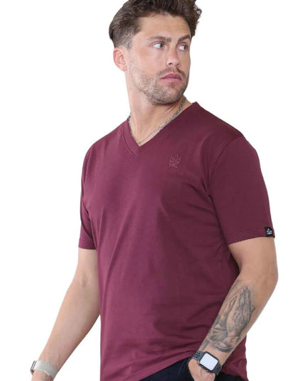 Pack of 4 Organic Cotton Men's V Neck T-Shirts