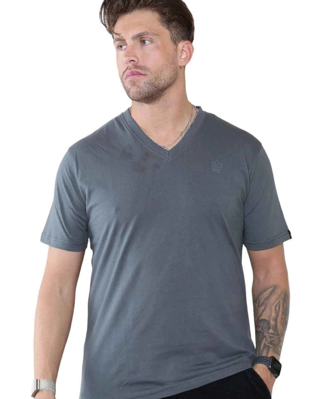 Pack of 4 Organic Cotton Men's V Neck T-Shirts