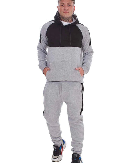 Mens Hooded Panelled Tracksuits