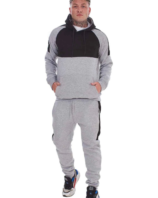 Mens Hooded Panelled Tracksuits