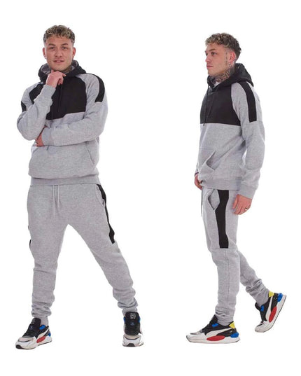 Mens Hooded Panelled Tracksuits