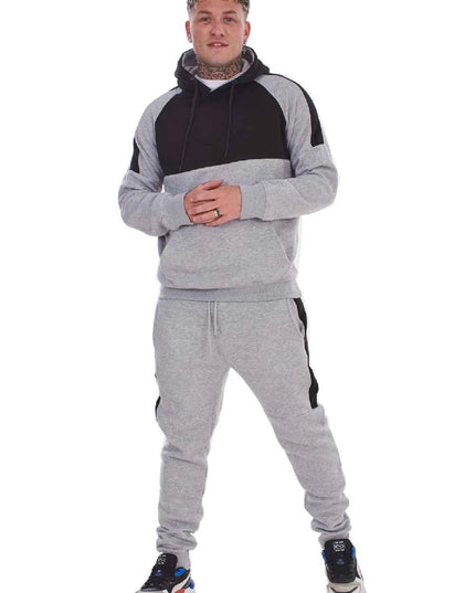 Mens Hooded Panelled Tracksuits