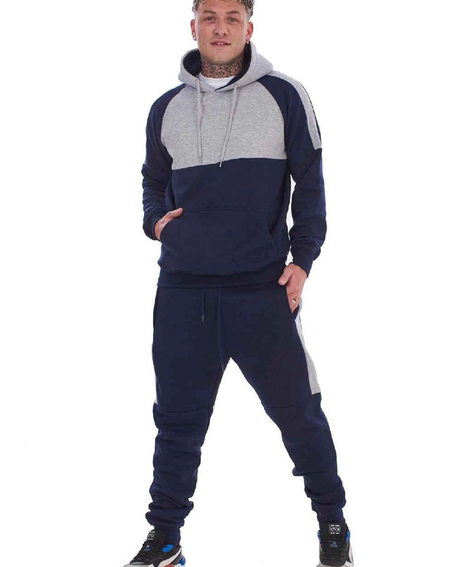Mens Hooded Panelled Tracksuits