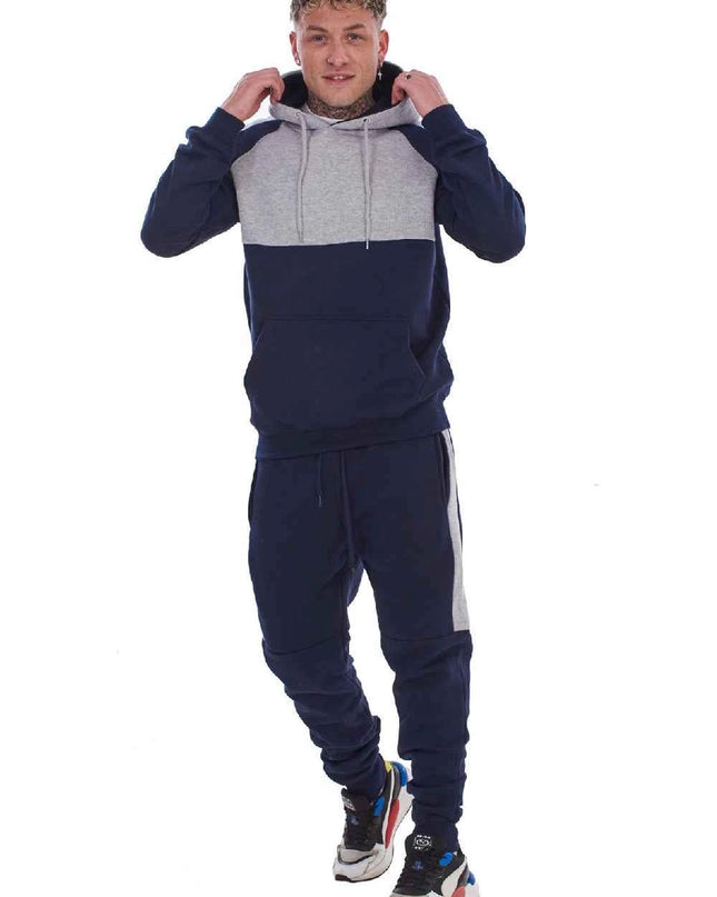 Mens Hooded Panelled Tracksuits