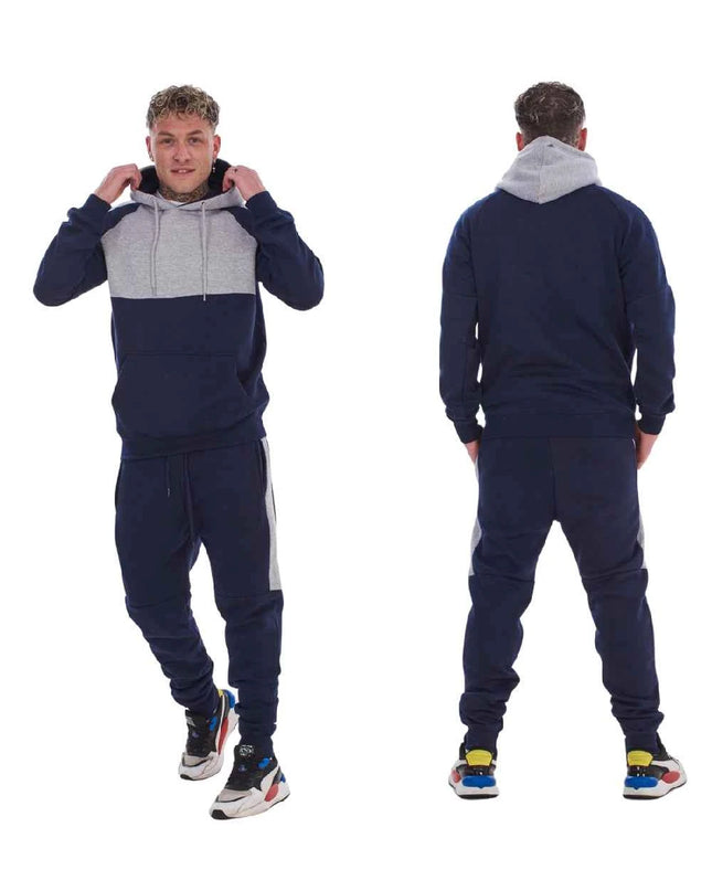 Mens Hooded Panelled Tracksuits