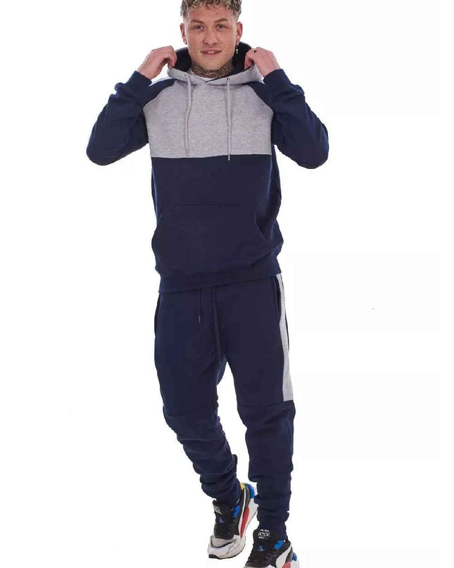 Mens Hooded Panelled Tracksuits