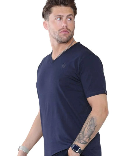 Pack of 4 Organic Cotton Men's V Neck T-Shirts