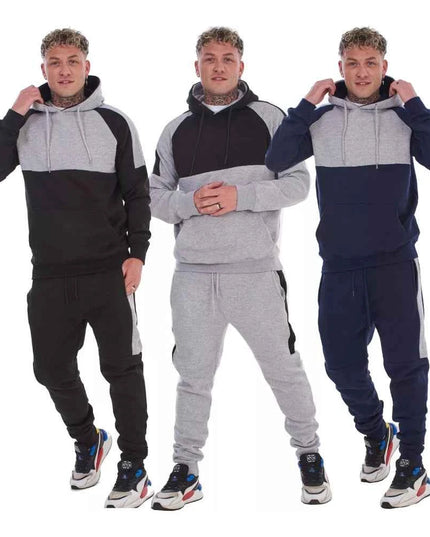 Mens Hooded Panelled Tracksuits