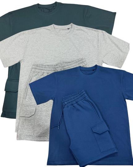 Wholesale T-Shirt Cargo Short Set