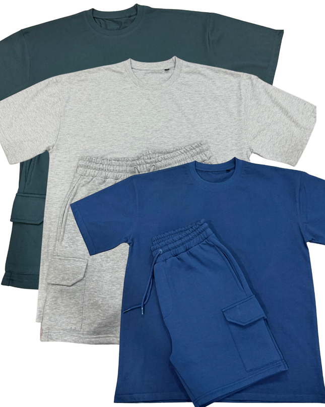 Wholesale T-Shirt Cargo Short Set