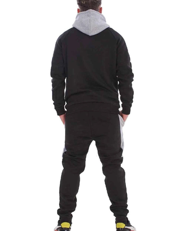 Mens Hooded Panelled Tracksuits
