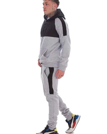 Mens Hooded Panelled Tracksuits