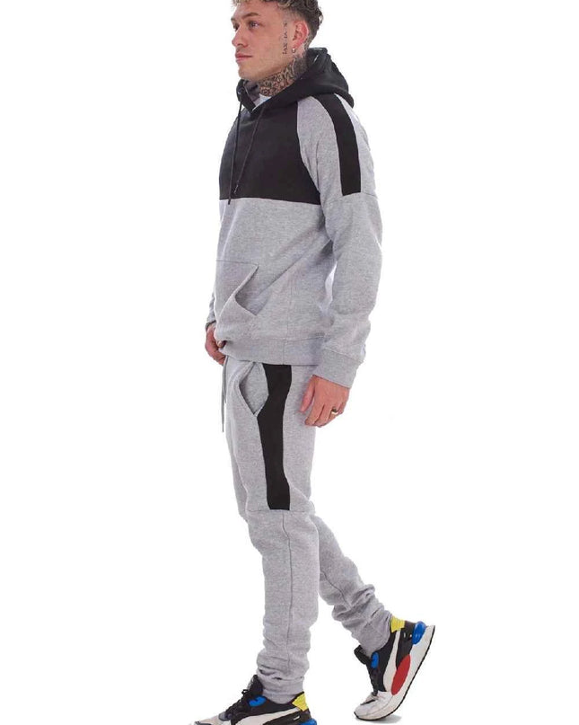 Mens Hooded Panelled Tracksuits