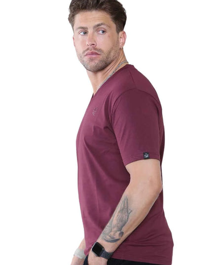 Pack of 4 Organic Cotton Men's V Neck T-Shirts