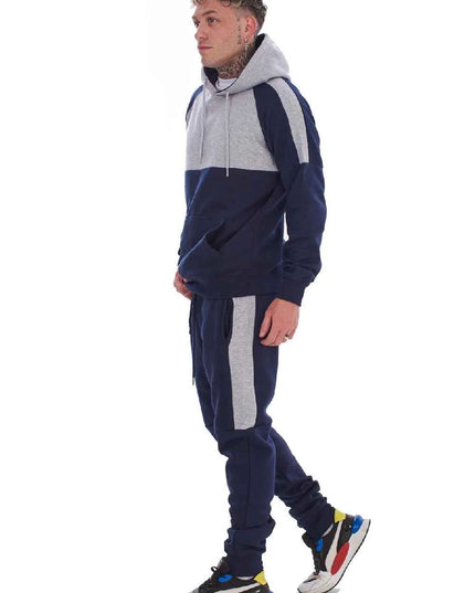 Mens Hooded Panelled Tracksuits
