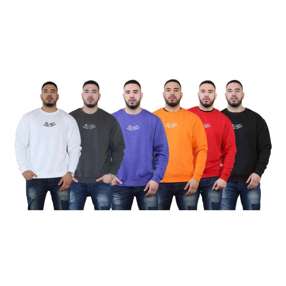 Unisex Loose Graphic Print Round Neck Longsleeves Sweatshirt