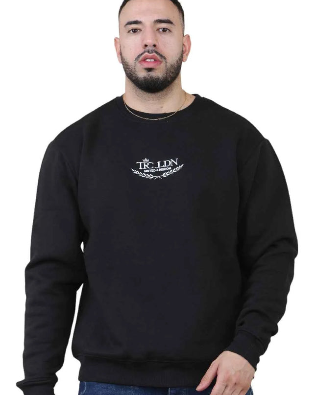 Unisex Loose Graphic Print Round Neck Longsleeves Sweatshirt