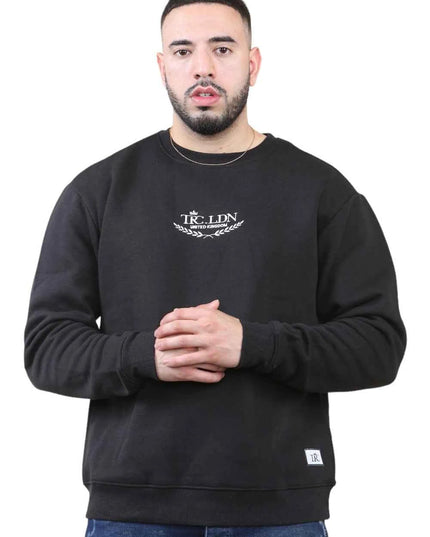 Unisex Loose Graphic Print Round Neck Longsleeves Sweatshirt