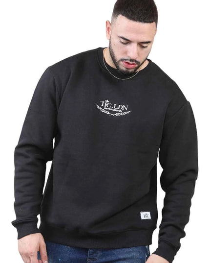 Unisex Loose Graphic Print Round Neck Longsleeves Sweatshirt
