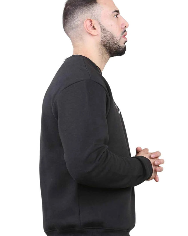 Unisex Loose Graphic Print Round Neck Longsleeves Sweatshirt