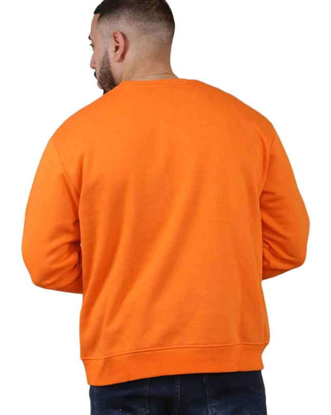 Unisex Loose Graphic Print Round Neck Longsleeves Sweatshirt