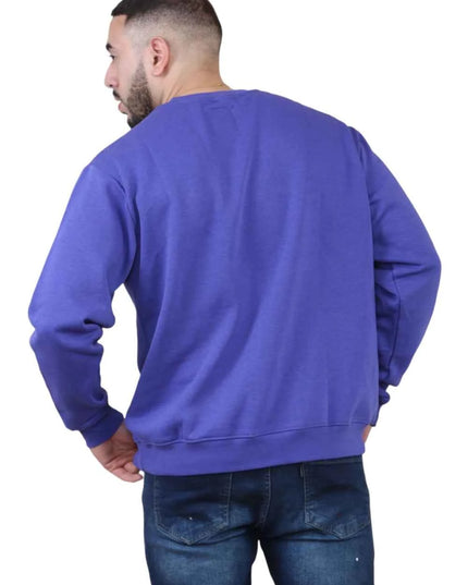 Unisex Loose Graphic Print Round Neck Longsleeves Sweatshirt
