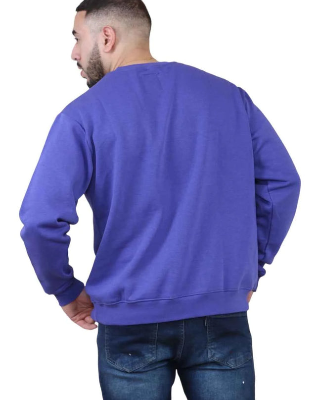 Unisex Loose Graphic Print Round Neck Longsleeves Sweatshirt