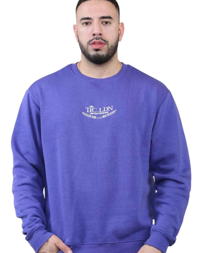 Unisex Loose Graphic Print Round Neck Longsleeves Sweatshirt
