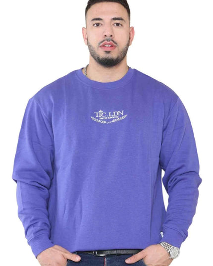 Unisex Loose Graphic Print Round Neck Longsleeves Sweatshirt
