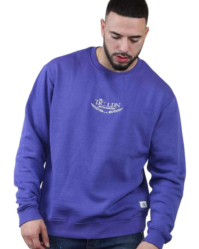 Unisex Loose Graphic Print Round Neck Longsleeves Sweatshirt