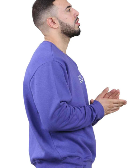 Unisex Loose Graphic Print Round Neck Longsleeves Sweatshirt