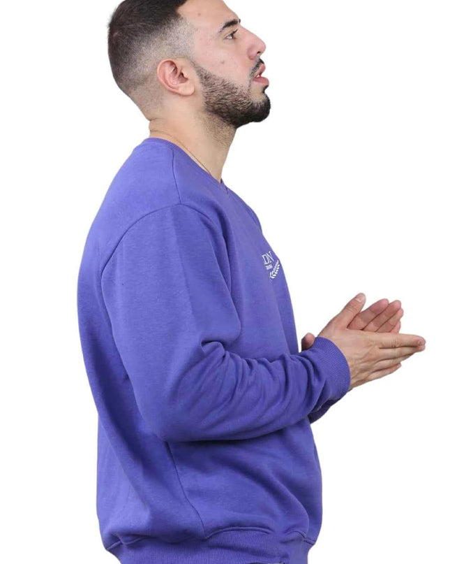 Unisex Loose Graphic Print Round Neck Longsleeves Sweatshirt