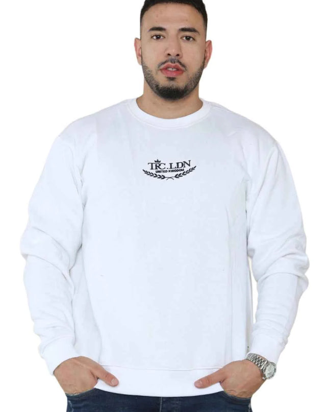 Unisex Loose Graphic Print Round Neck Longsleeves Sweatshirt